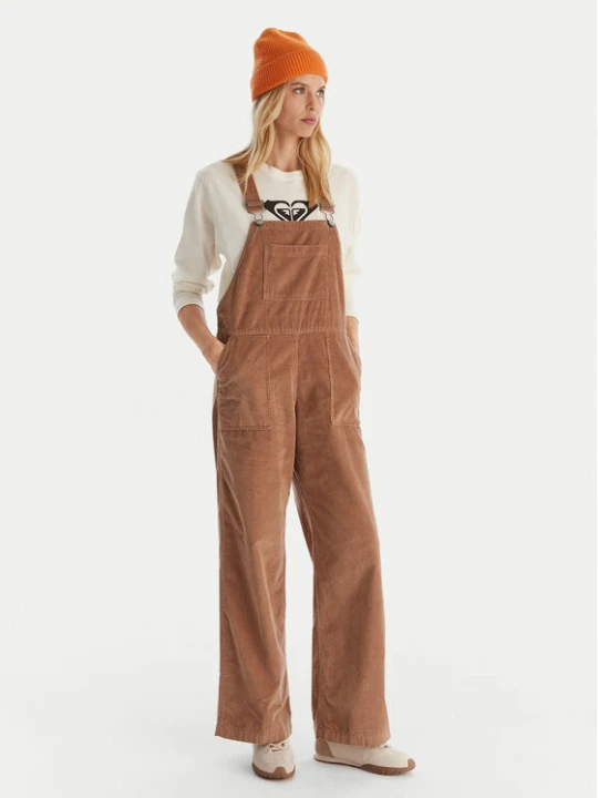 Zdjęcie produktu Roxy Ogrodniczki Trailblazer Overall ERJWO03022 Brązowy Regular Fit