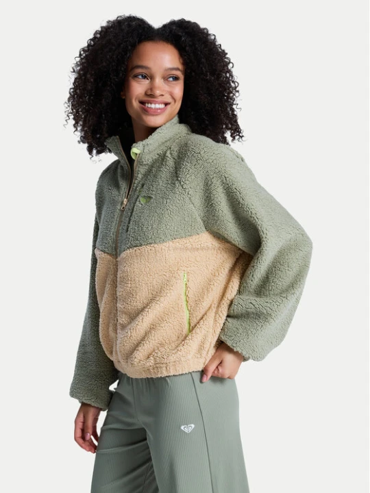 Zdjęcie produktu Roxy Polar Boundless Spirit ERJPF03249 Zielony Regular Fit