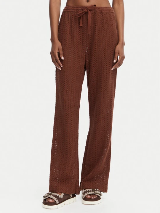 Zdjęcie produktu Roxy Spodnie materiałowe Mood Moving ERJX603493 Brązowy ciemny Regular Fit
