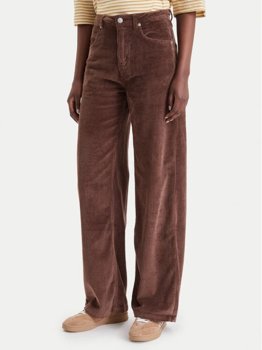 Zdjęcie produktu Roxy Spodnie materiałowe Surf Crush ERJNP03727 Brązowy ciemny Relaxed Fit