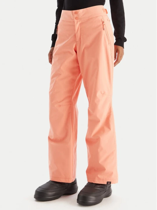 Zdjęcie produktu Roxy Spodnie narciarskie Snowy Crest PT ERJTP03301 Koralowy Regular Fit