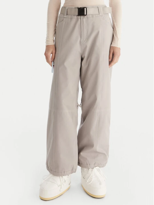 Zdjęcie produktu Roxy Spodnie snowboardowe Chloe Kim PT ERJTP03300 Szary Relaxed Fit