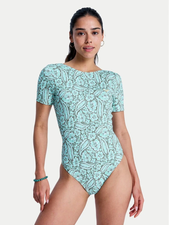 Zdjęcie produktu Roxy Strój kąpielowy Sun Babe ERJWR03901 Turkusowy