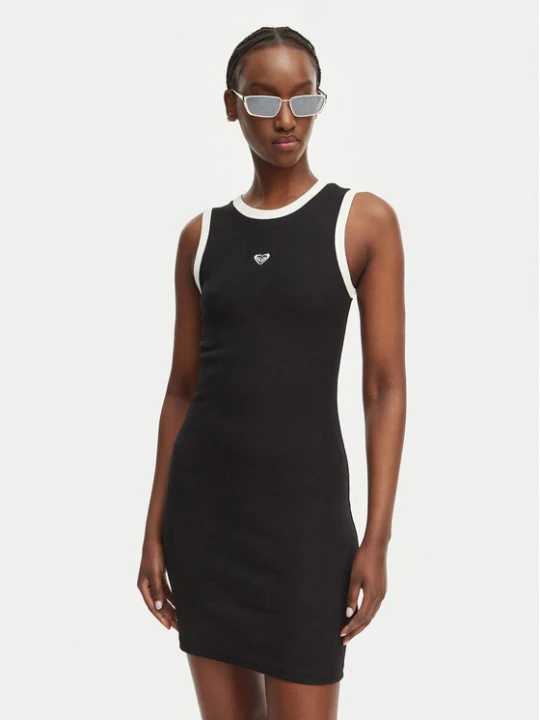 Zdjęcie produktu Roxy Sukienka codzienna Iconic Days ERJKD03547 Czarny Slim Fit
