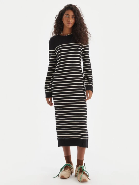 Zdjęcie produktu Roxy Sukienka dzianinowa Cool Waves SD ERJKD03536 Czarny Regular Fit