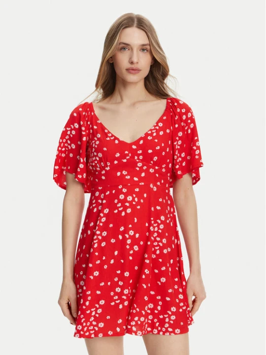 Zdjęcie produktu Roxy Sukienka letnia ERJWD03880 Czerwony Regular Fit