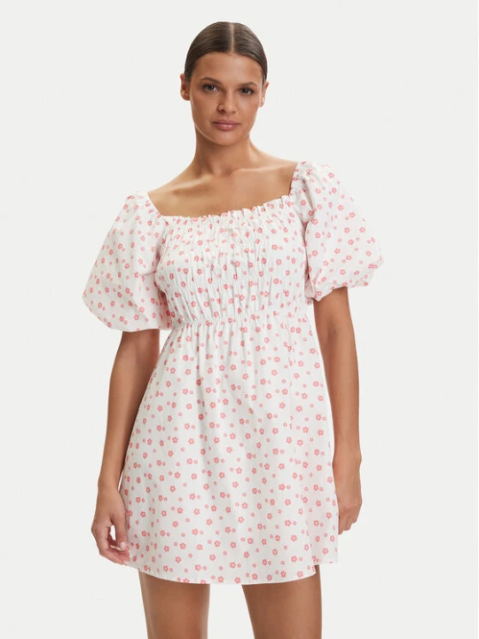 Zdjęcie produktu Roxy Sukienka letnia W126-RXLDS-1030-01P Biały Regular Fit