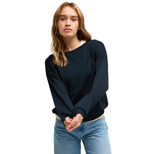 Zdjęcie produktu Roxy Surfing By Moonlight ERJFT05008-KVJ0, Damskie, Granatowe, bluzy, Modal, rozmiar: L