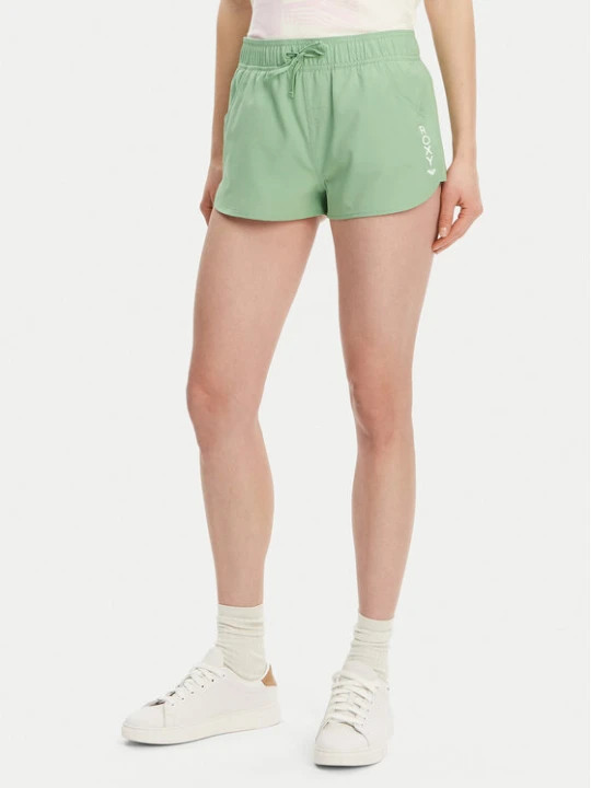 Zdjęcie produktu Roxy Szorty materiałowe ERJBS03298 Zielony Regular Fit