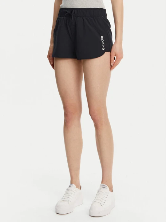 Zdjęcie produktu Roxy Szorty sportowe ERJBS03298 Czarny Regular Fit