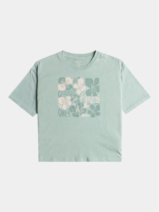 Zdjęcie produktu Roxy T-Shirt Sun Fr Seas C Tees ERGZT04004 Niebieski Regular Fit