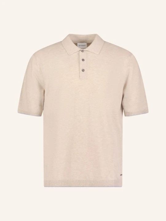 Zdjęcie produktu Roy Robson Dzianinowa Koszulka Polo Z Lnem beige