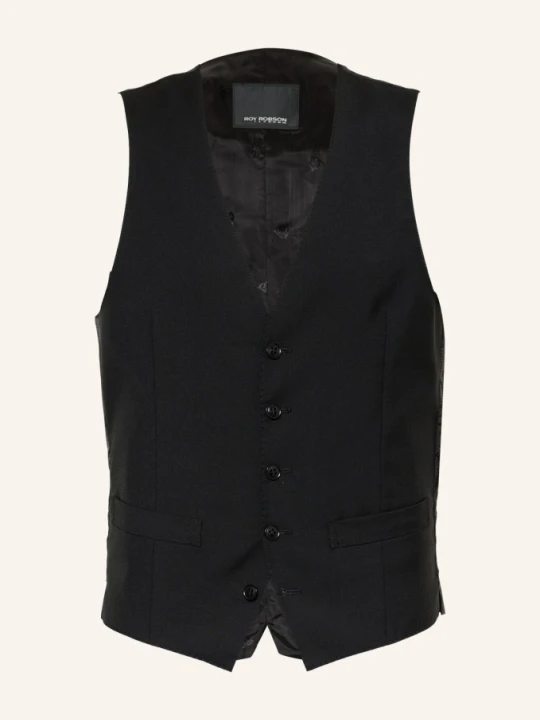 Zdjęcie produktu Roy Robson Kamizelka Garniturowa Regular Fit schwarz A001 BLACK