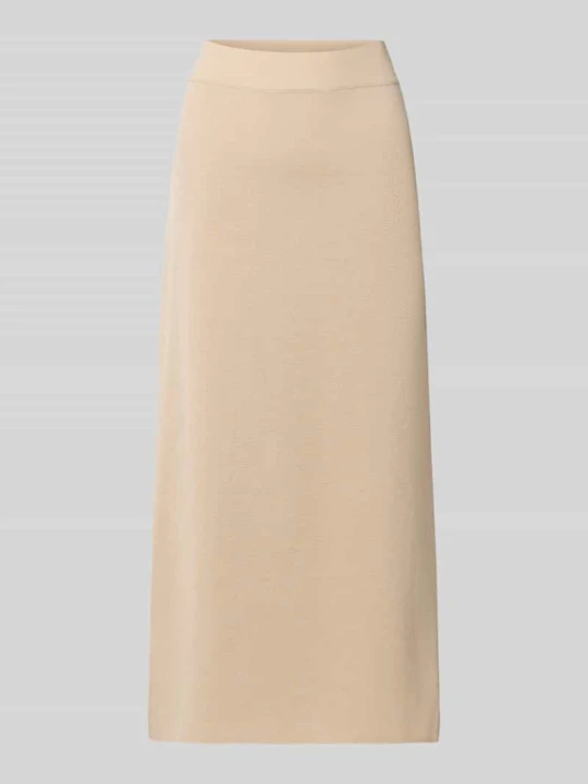 Zdjęcie produktu Rozkloszowana spódnica midi z czystej żywej wełny model 'Sonni' MM By Max Mara Piaskowy