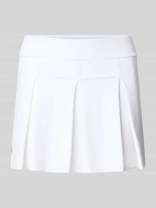 Zdjęcie produktu Rozkloszowana spódnica sportowa zintegrowana ze spodenkami kolarkami Lacoste Biały
