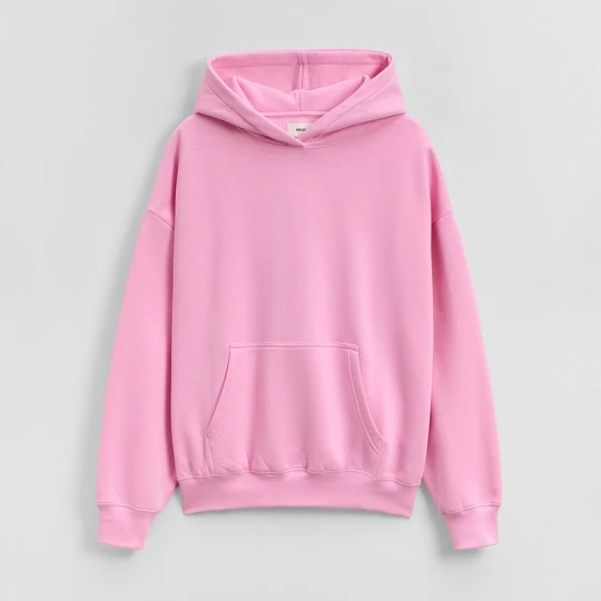 Zdjęcie produktu Różowa bluza basic z kapturem House