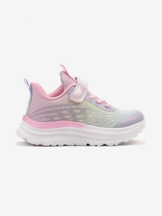 Zdjęcie produktu Różowe Buty Sportowe Sneakersy ze Skórzaną Wkładką i Efektem Ombre Maivana Bi&ki
