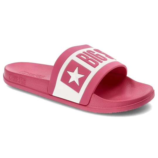 Zdjęcie produktu Różowe Klapki Big Star Wodoodporne Buty Damskie