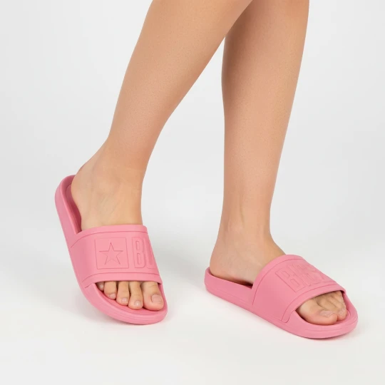 Zdjęcie produktu Różowe Klapki Big Star Wodoodporne Buty Damskie
