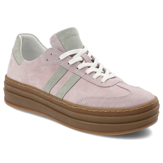 Zdjęcie produktu Różowe Sneakersy Armodo Modne Obuwie Damskie