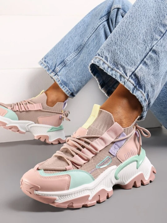 Zdjęcie produktu Różowe Sneakersy Kharena
