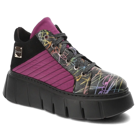 Zdjęcie produktu Różowe Sneakersy Maciejka Eleganckie Obuwie Damskie
