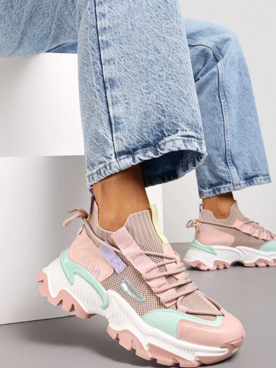 Zdjęcie produktu Różowe Sneakersy Orilea