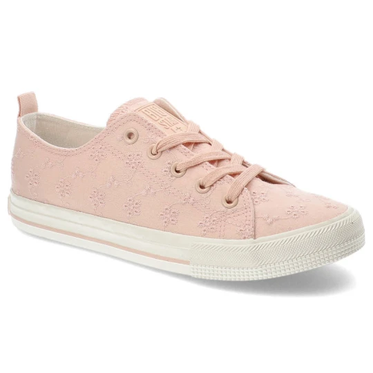Zdjęcie produktu Różowe Trampki Big Star Modne Buty Damskie
