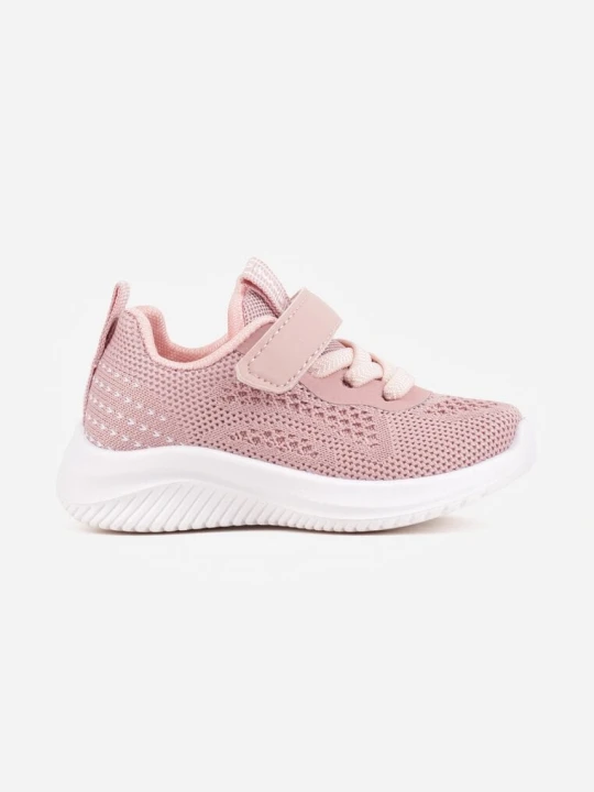 Zdjęcie produktu Różowo-Białe Siateczkowe Buty Sportowe Sneakersy na Piankowej Podeszwie Saphelis Apawwa
