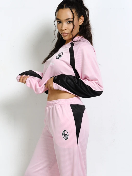 Zdjęcie produktu Różowy longsleeve players club Local Heroes