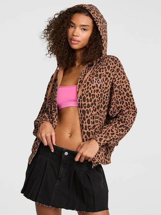 Zdjęcie produktu Rozpinana bluza z kapturem Campus Fleece Victoria's Secret