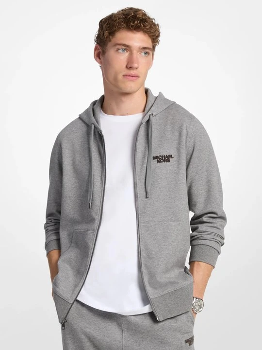Zdjęcie produktu Rozpinana bluza z kapturem z mieszanki bawełny Michael Kors