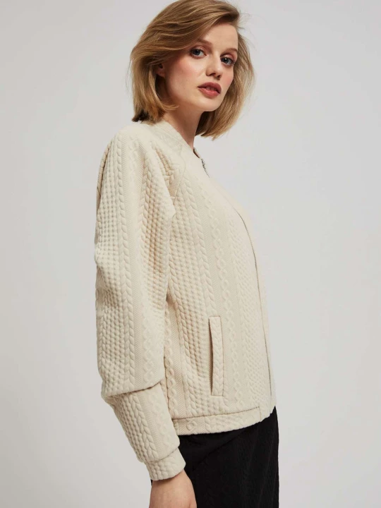 Zdjęcie produktu Rozpinana bluza z kieszeniami Moodo
