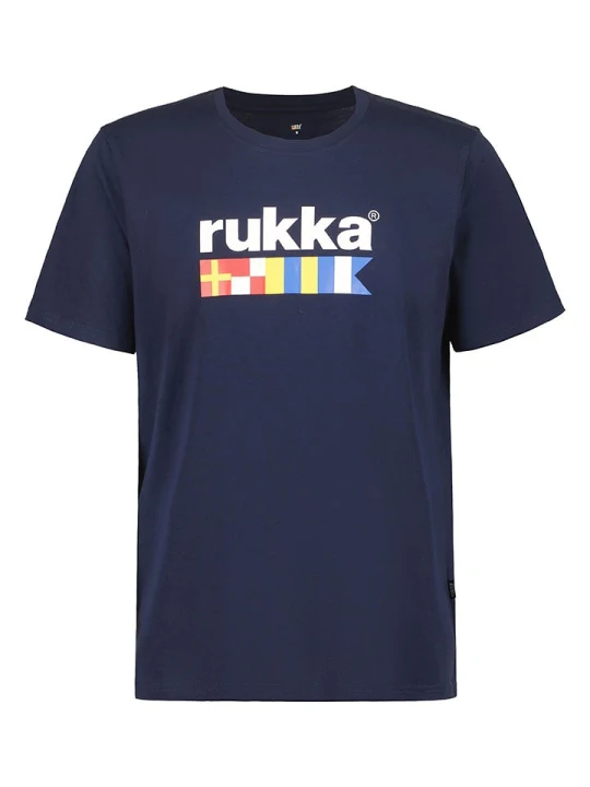 Zdjęcie produktu rukka Koszulka "Valkoja" w kolorze granatowym rozmiar: L