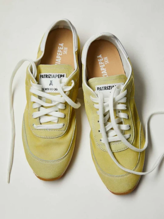 Zdjęcie produktu Running SKIN Sneakers '93 w zamszu Patrizia Pepe żółty