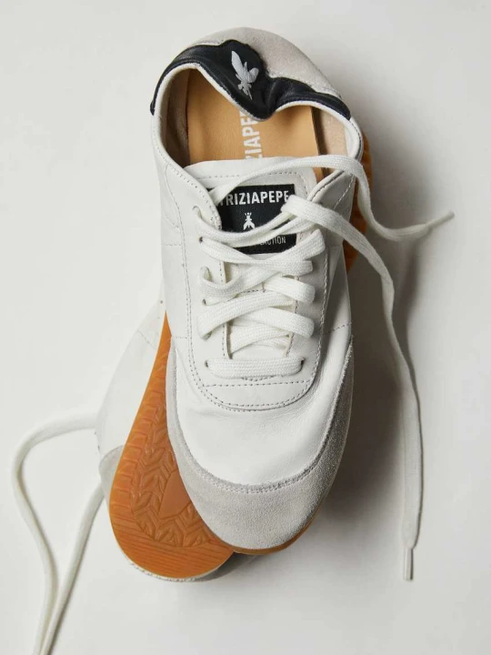 Zdjęcie produktu Running SKIN Sneakers ze skóry nappa Patrizia Pepe biały