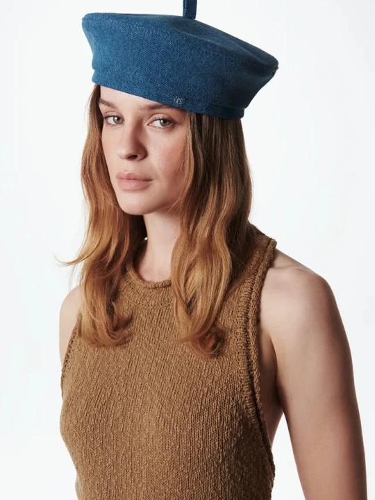 Zdjęcie produktu Ruslan Baginskiy beret bawełniany Beret niebieski