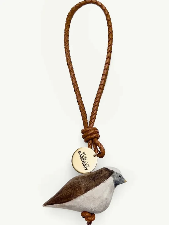 Zdjęcie produktu RUSLAN BAGINSKIY brelok Ruslan Baginskiy Bag Charm: Sparrow beżowy