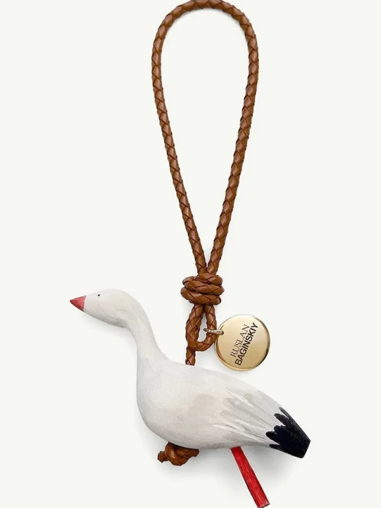 Zdjęcie produktu RUSLAN BAGINSKIY brelok Ruslan Baginskiy Bag Charm: Stork beżowy