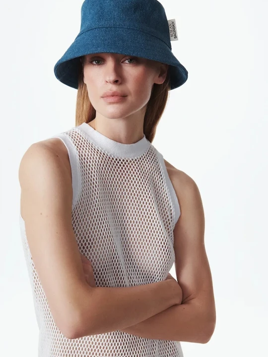 Zdjęcie produktu Ruslan Baginskiy kapelusz bawełniany Bucket Hat niebieski
