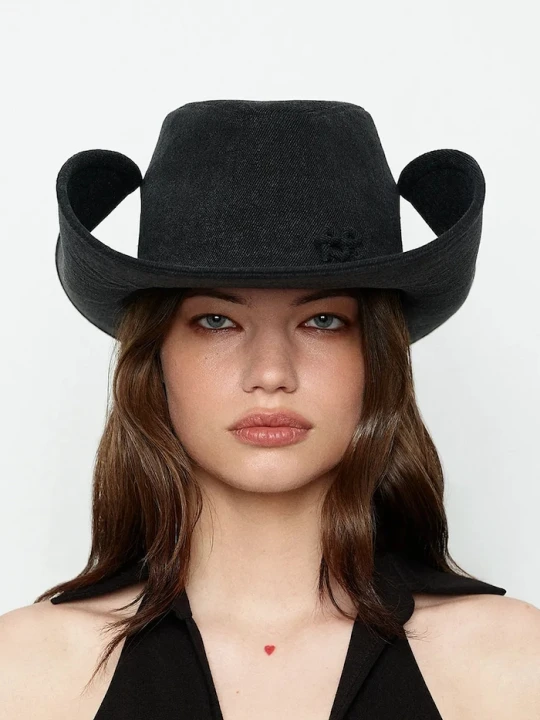 Zdjęcie produktu Ruslan Baginskiy kapelusz jeansowy Ruslan Baginskiy Denim Cowboy Hat czarny