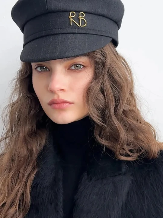 Zdjęcie produktu Ruslan Baginskiy kaszkiet wełniany Baker Boy Cap szary