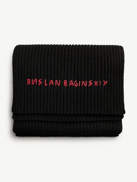 Zdjęcie produktu Ruslan Baginskiy szalik wełniany Scarf czarny