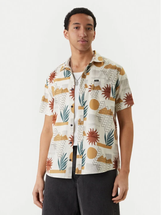Zdjęcie produktu RVCA Koszula Anytime AVYWT00489 Écru Regular Fit Kremowy