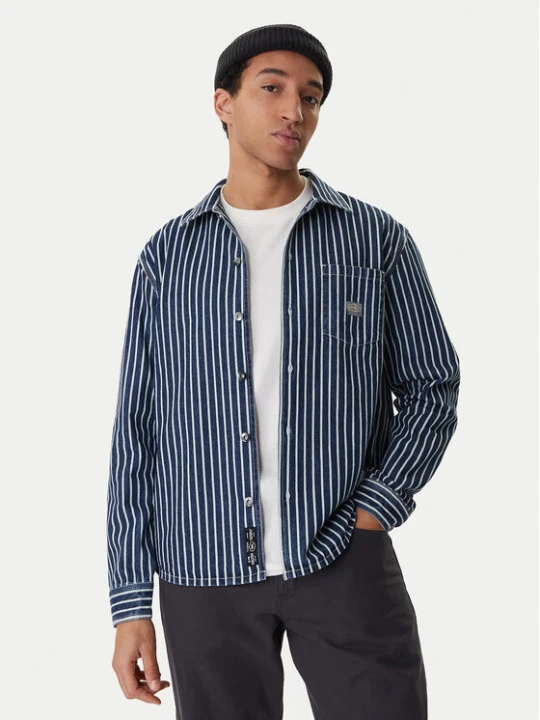 Zdjęcie produktu RVCA Koszula jeansowa Dayshift Hickory 23A053511 Niebieski Regular Fit