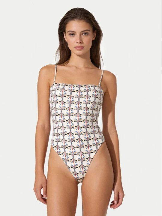Zdjęcie produktu RVCA Strój kąpielowy Lauryn Alvarez 23O301503 Kremowy