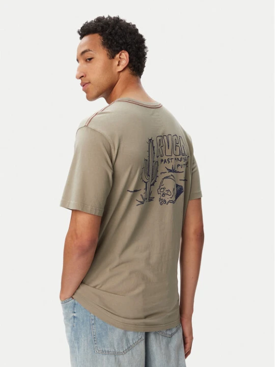 Zdjęcie produktu RVCA T-Shirt Deth Valley 23A351532 Zielony Regular Fit