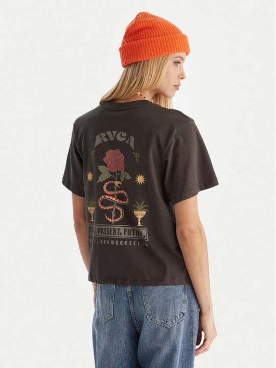 Zdjęcie produktu RVCA T-Shirt EVJZT00166 Czarny Regular Fit