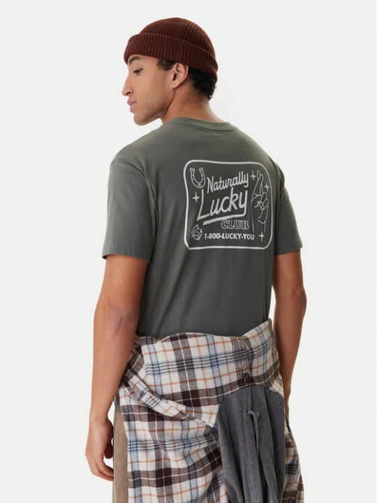 Zdjęcie produktu RVCA T-Shirt EVYZT00274 Zielony Regular Fit