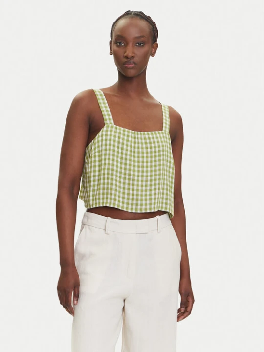 Zdjęcie produktu RVCA Top 23B041503 Zielony Relaxed Fit